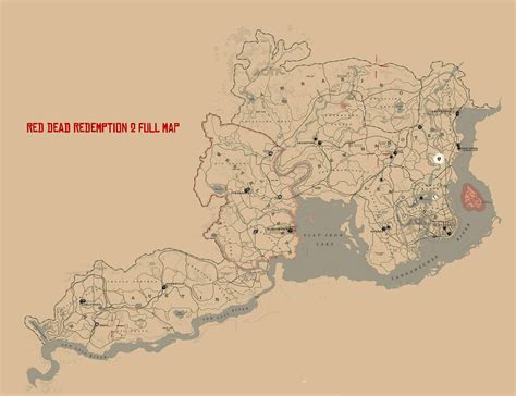 red dead redemption 2 map|red dead redemption 2 map locations.